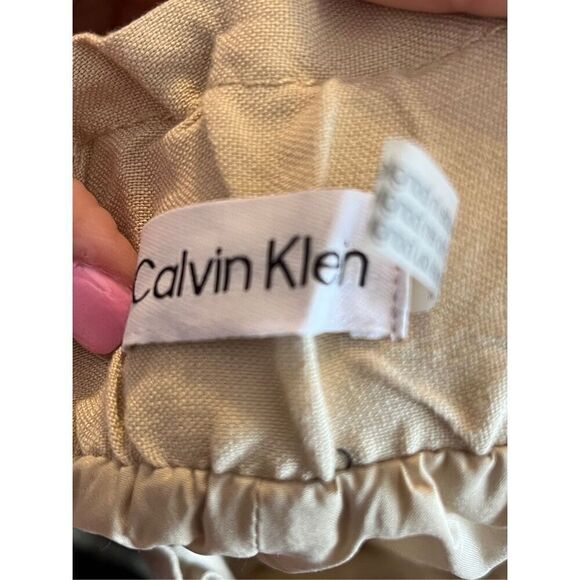 NWOT Calvin Klein Linen Pants. Size XL - Picture 15 of 15